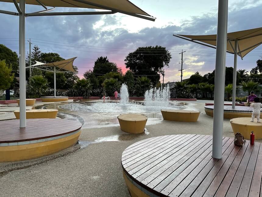 Water play area @ Booran Reserve, Glen Huntly.