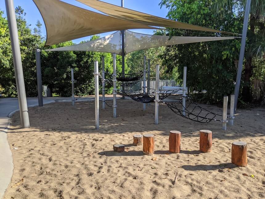 Brisbane Botanic Gardens playground - Kuta Kids Playground.