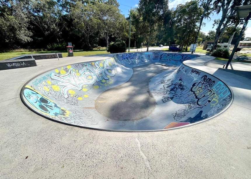 Brunswick Heads Skatepark.