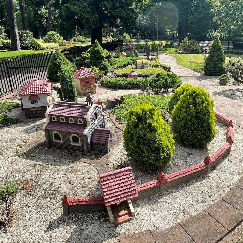 Tudor Village at Fitzroy Gardens in Melbourne City.