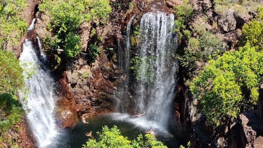 Florence Falls Waterhole, Litchfield Park, NT.