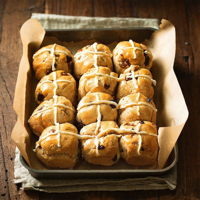 Woolworths gluten-free hot cross buns.