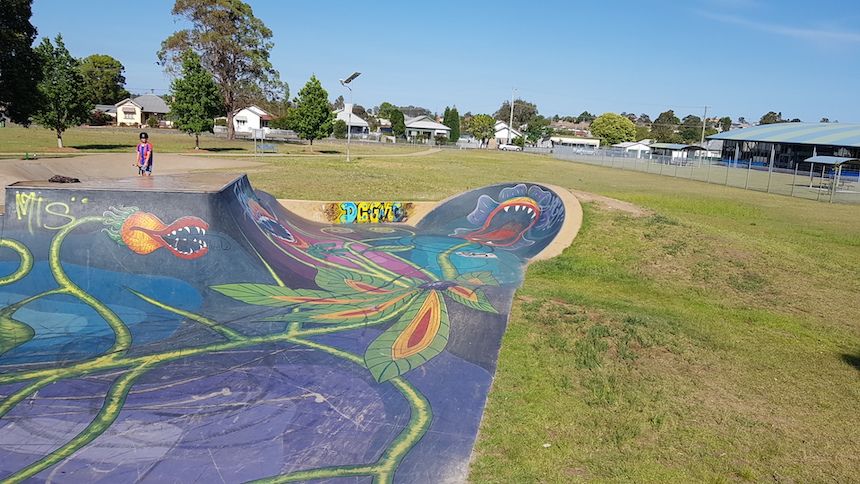 Kurri Kurri Skatepark, NSW.