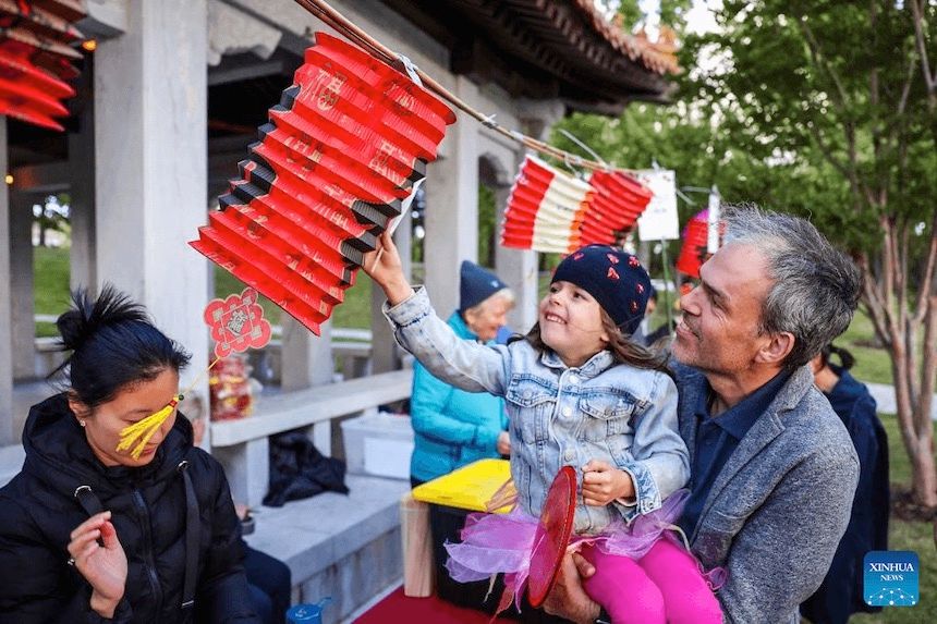 Families enjoyed the fun activities @ Lantern Festival in Canberra, Australia.