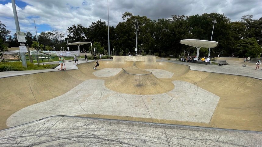 Meadowbank Skatepark, NSW.