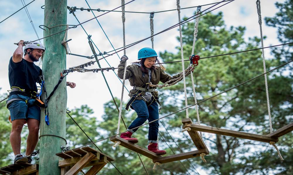 Teenage school holiday activities Adelaide @ Mount Lofty Adventure Hub: Rock climbing & outdoor activities in Adelaide.