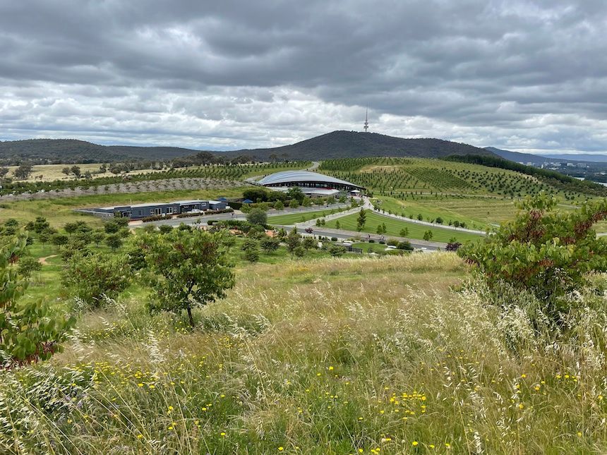 National Arboretum Canberra trails.