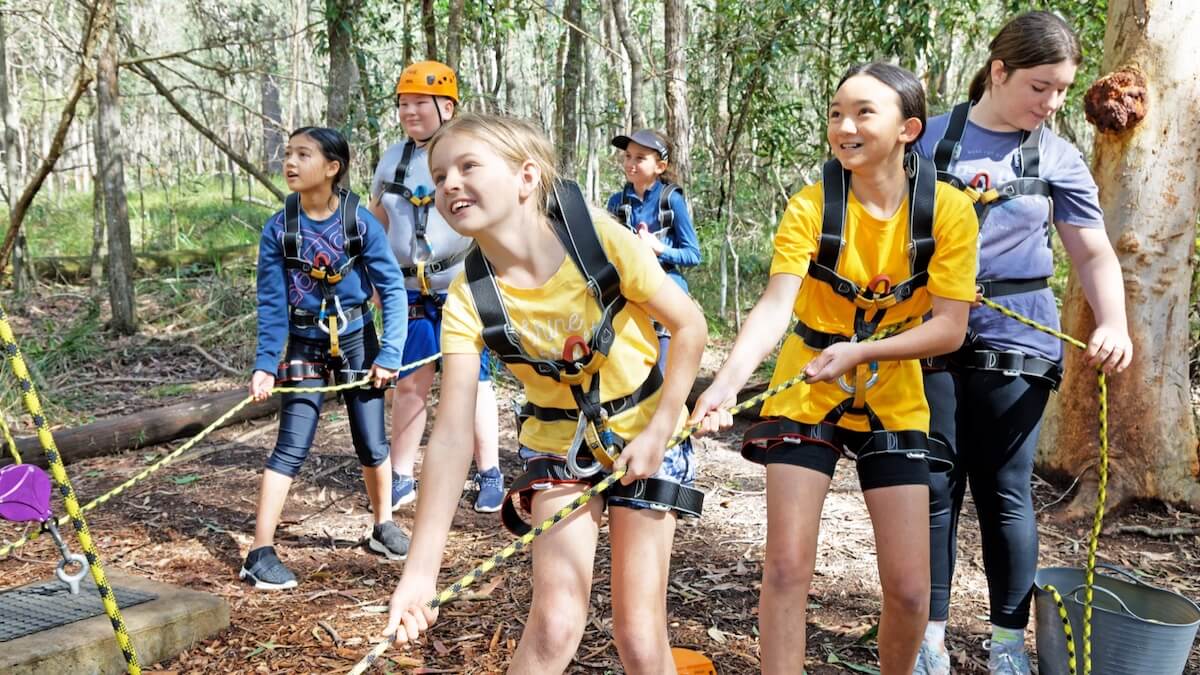 Brisbane and Gold Coast school holiday camps: PGL Kindilan for kids 8-14 years.