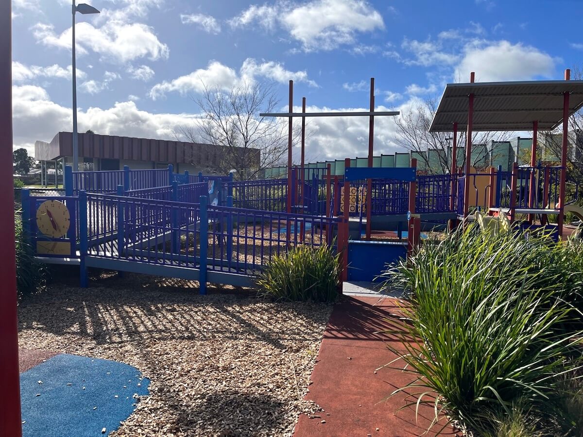 All abilities play space at Taylors Hill Recreation Reserve. Photo by Christina Ilioski.