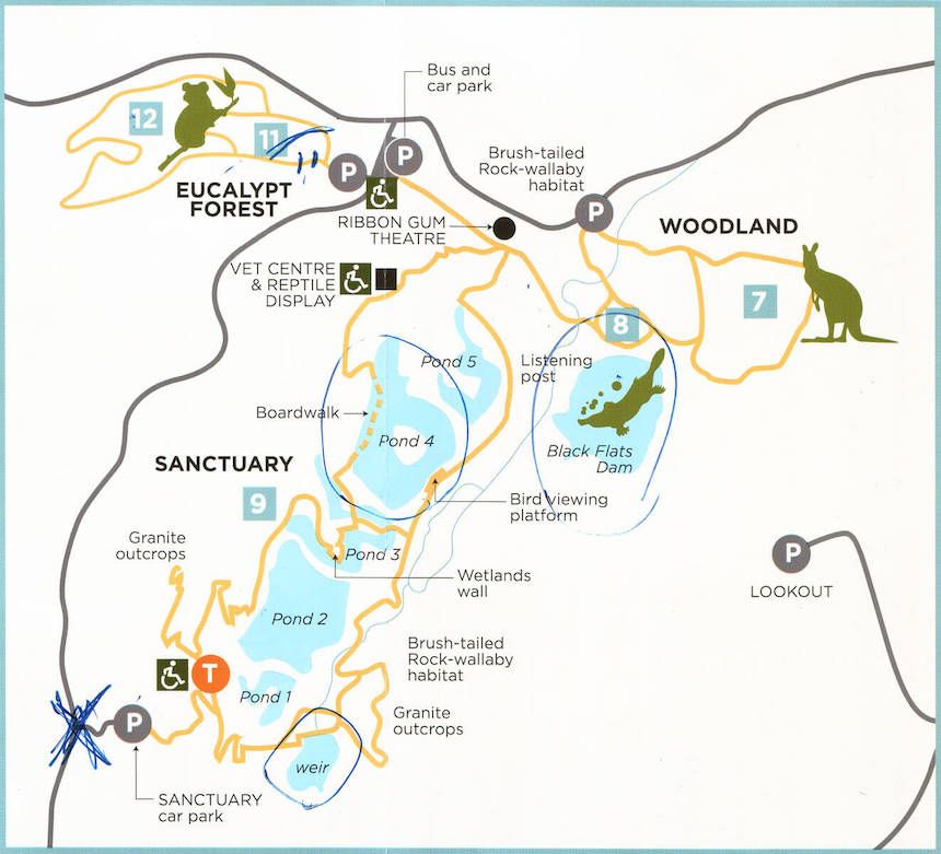 Tidbinbilla Map.