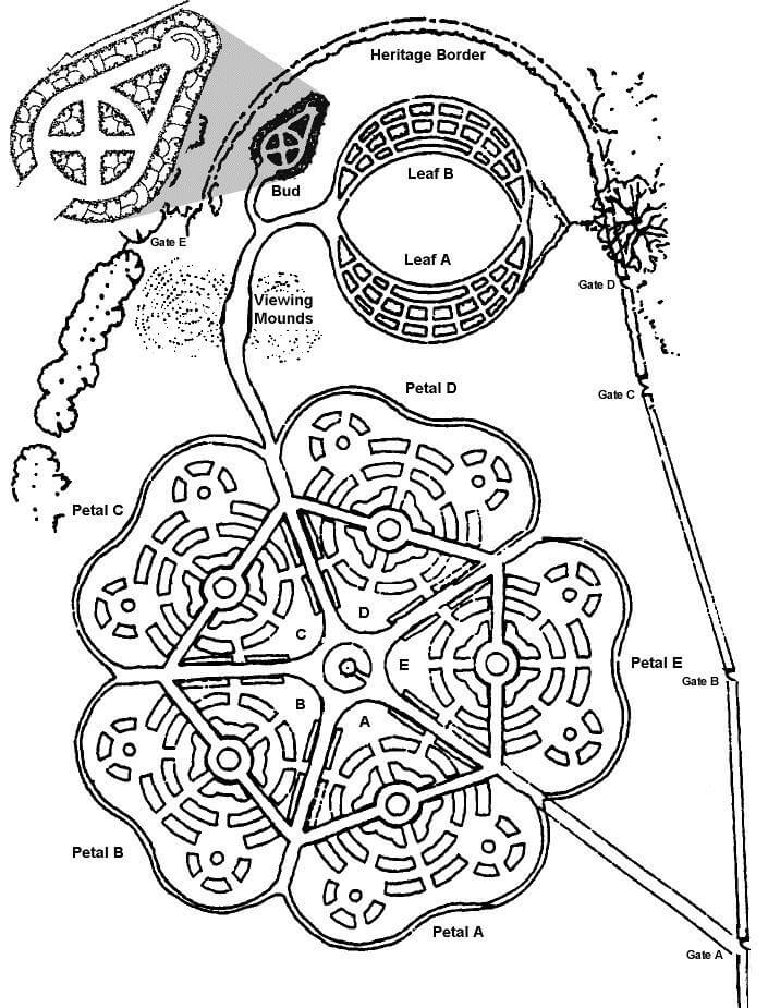 Victoria State Rose Garden Map. Source: vicstaterosegarden.com.au.