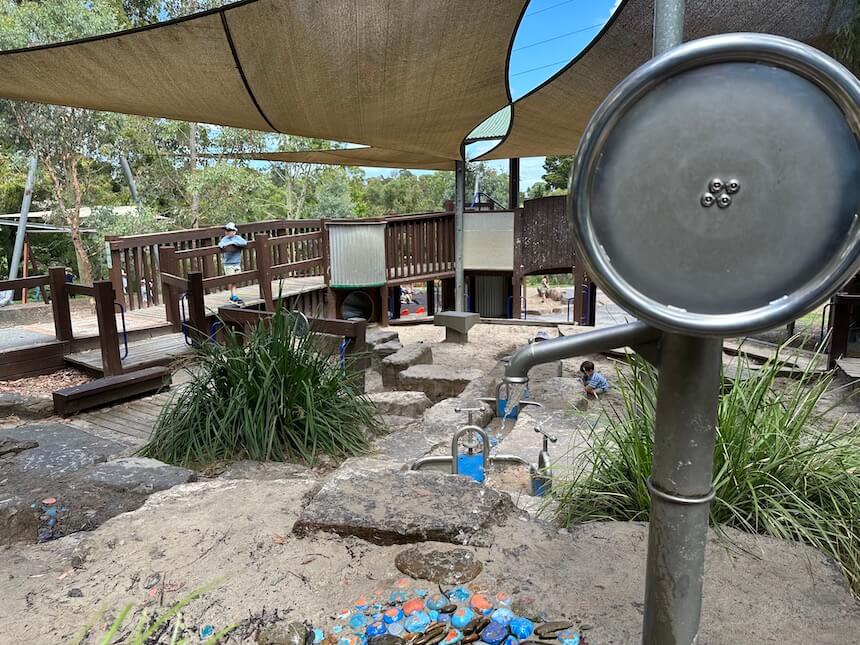 Victoria Street Playground, a fantastic playground for kids of all ages & one of the best parks with water play activities in Melbourne.