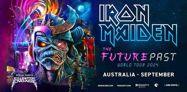 What's on in Adelaide in September 2024: Iron Maiden Tour 2024 - The Future Past