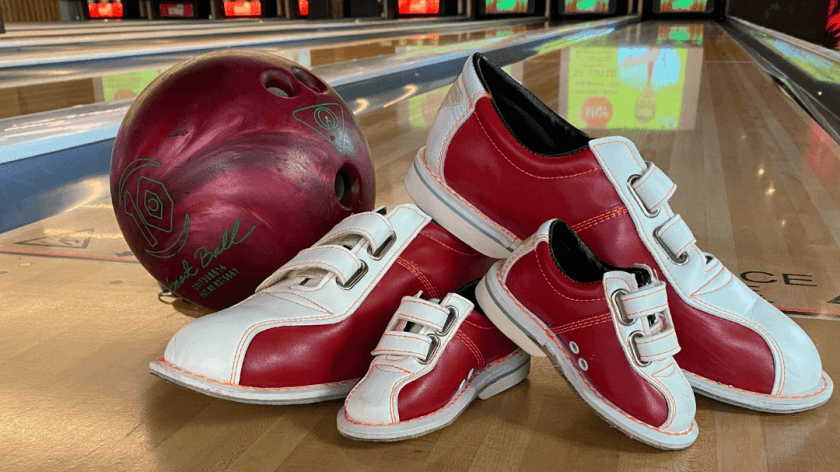 Bowling at iPlay Ipswich indoor play centre.